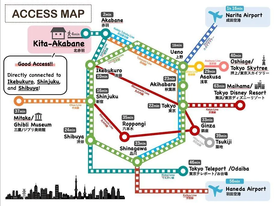On Jr Line, Direct To Ikebukuro, Shinjuku/Shibuya 01 Apartment Tokyo